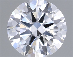 Picture of Natural Diamond 0.40 Carats, Round with Excellent Cut, E Color, SI2 Clarity and Certified by GIA