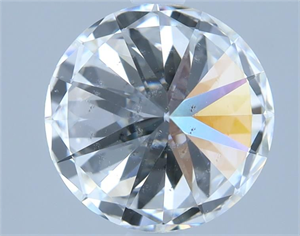 Picture of Natural Diamond 2.06 Carats, Round with Excellent Cut, F Color, VS2 Clarity and Certified by GIA