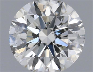 Picture of Natural Diamond 0.40 Carats, Round with Excellent Cut, H Color, SI2 Clarity and Certified by IGI