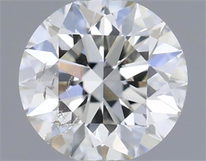 Picture of Natural Diamond 0.40 Carats, Round with Excellent Cut, H Color, SI2 Clarity and Certified by IGI