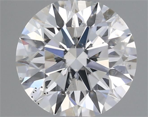 Picture of Natural Diamond 0.40 Carats, Round with Excellent Cut, G Color, SI2 Clarity and Certified by IGI