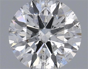 Picture of Natural Diamond 0.40 Carats, Round with Excellent Cut, G Color, SI2 Clarity and Certified by IGI