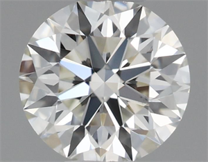 Picture of Natural Diamond 0.42 Carats, Round with Excellent Cut, H Color, VS1 Clarity and Certified by IGI