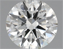 Natural Diamond 0.44 Carats, Round with Excellent Cut, I Color, VS2 Clarity and Certified by IGI