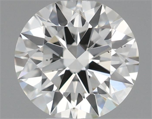 Picture of Natural Diamond 0.44 Carats, Round with Excellent Cut, I Color, VS2 Clarity and Certified by IGI