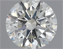 Natural Diamond 0.42 Carats, Round with Excellent Cut, I Color, SI2 Clarity and Certified by IGI