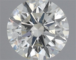 Picture of Natural Diamond 0.42 Carats, Round with Excellent Cut, I Color, SI2 Clarity and Certified by IGI