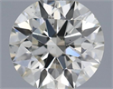 Natural Diamond 0.40 Carats, Round with Excellent Cut, K Color, VS2 Clarity and Certified by IGI