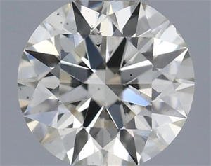 Picture of Natural Diamond 0.40 Carats, Round with Excellent Cut, K Color, VS2 Clarity and Certified by IGI