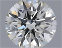 Natural Diamond 0.51 Carats, Round with Excellent Cut, H Color, SI1 Clarity and Certified by IGI