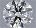 Natural Diamond 0.53 Carats, Round with Excellent Cut, H Color, SI1 Clarity and Certified by IGI