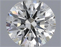 Natural Diamond 0.55 Carats, Round with Excellent Cut, I Color, SI1 Clarity and Certified by IGI