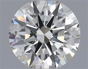 Picture of Natural Diamond 0.55 Carats, Round with Excellent Cut, I Color, SI1 Clarity and Certified by IGI