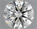 Natural Diamond 0.50 Carats, Round with Excellent Cut, I Color, SI2 Clarity and Certified by IGI