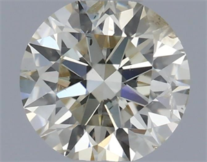 Picture of Natural Diamond 0.50 Carats, Round with Excellent Cut, K Color, SI2 Clarity and Certified by IGI