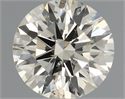 Natural Diamond 0.51 Carats, Round with Excellent Cut, I Color, SI1 Clarity and Certified by IGI