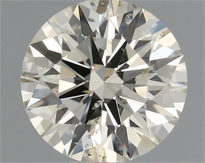 Picture of Natural Diamond 0.51 Carats, Round with Excellent Cut, I Color, SI1 Clarity and Certified by IGI