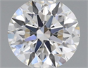 Natural Diamond 0.41 Carats, Round with Excellent Cut, I Color, VVS2 Clarity and Certified by GIA