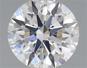 Picture of Natural Diamond 0.41 Carats, Round with Excellent Cut, I Color, VVS2 Clarity and Certified by GIA