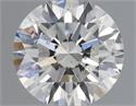 Natural Diamond 0.51 Carats, Round with Excellent Cut, I Color, SI1 Clarity and Certified by IGI