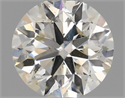 Natural Diamond 0.50 Carats, Round with Excellent Cut, I Color, SI1 Clarity and Certified by IGI