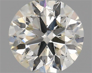 Picture of Natural Diamond 0.50 Carats, Round with Excellent Cut, I Color, SI1 Clarity and Certified by IGI