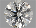 Natural Diamond 0.50 Carats, Round with Excellent Cut, I Color, SI1 Clarity and Certified by IGI