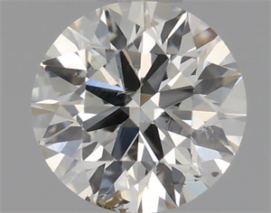 Picture of Natural Diamond 0.50 Carats, Round with Excellent Cut, I Color, SI1 Clarity and Certified by IGI