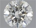 Natural Diamond 0.50 Carats, Round with Excellent Cut, H Color, SI1 Clarity and Certified by IGI