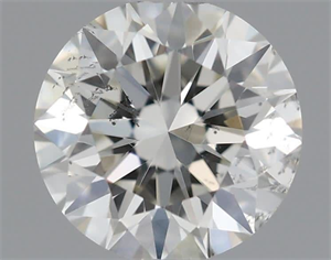 Picture of Natural Diamond 0.50 Carats, Round with Excellent Cut, H Color, SI1 Clarity and Certified by IGI