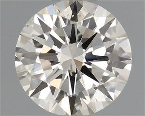 Picture of Natural Diamond 0.50 Carats, Round with Very Good Cut, I Color, SI1 Clarity and Certified by IGI