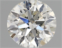 Natural Diamond 0.50 Carats, Round with Very Good Cut, H Color, SI1 Clarity and Certified by IGI