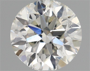 Picture of Natural Diamond 0.50 Carats, Round with Very Good Cut, H Color, SI1 Clarity and Certified by IGI