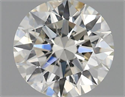 Natural Diamond 0.50 Carats, Round with Excellent Cut, I Color, SI1 Clarity and Certified by IGI