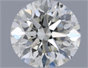 Natural Diamond 0.50 Carats, Round with Very Good Cut, I Color, SI1 Clarity and Certified by IGI