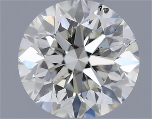 Picture of Natural Diamond 0.50 Carats, Round with Very Good Cut, I Color, SI1 Clarity and Certified by IGI