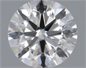 Natural Diamond 0.50 Carats, Round with Excellent Cut, H Color, SI1 Clarity and Certified by IGI