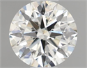 Natural Diamond 0.50 Carats, Round with Excellent Cut, I Color, SI1 Clarity and Certified by IGI