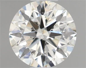 Picture of Natural Diamond 0.50 Carats, Round with Excellent Cut, I Color, SI1 Clarity and Certified by IGI