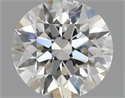 Natural Diamond 0.50 Carats, Round with Excellent Cut, H Color, SI1 Clarity and Certified by IGI