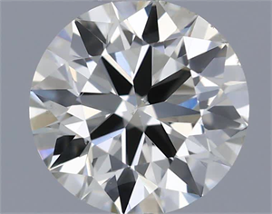 Picture of Natural Diamond 0.50 Carats, Round with Excellent Cut, I Color, SI1 Clarity and Certified by IGI