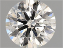 Natural Diamond 0.50 Carats, Round with Very Good Cut, I Color, SI2 Clarity and Certified by IGI