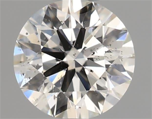 Picture of Natural Diamond 0.50 Carats, Round with Very Good Cut, I Color, SI2 Clarity and Certified by IGI