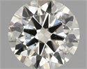 Natural Diamond 0.41 Carats, Round with Excellent Cut, K Color, SI2 Clarity and Certified by IGI