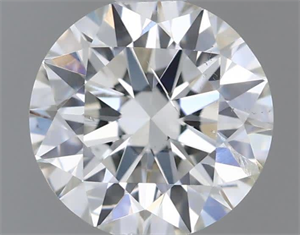 Picture of Natural Diamond 0.50 Carats, Round with Excellent Cut, I Color, SI2 Clarity and Certified by IGI