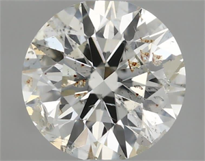 Picture of Natural Diamond 0.50 Carats, Round with Excellent Cut, I Color, I1 Clarity and Certified by IGI