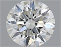 Natural Diamond 0.50 Carats, Round with Excellent Cut, I Color, SI2 Clarity and Certified by IGI