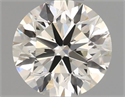 Natural Diamond 0.50 Carats, Round with Excellent Cut, I Color, SI2 Clarity and Certified by IGI