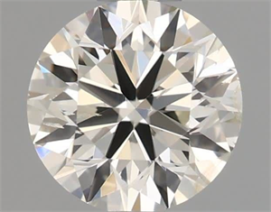 Picture of Natural Diamond 0.50 Carats, Round with Excellent Cut, I Color, SI2 Clarity and Certified by IGI