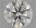 Natural Diamond 0.50 Carats, Round with Excellent Cut, I Color, SI2 Clarity and Certified by IGI